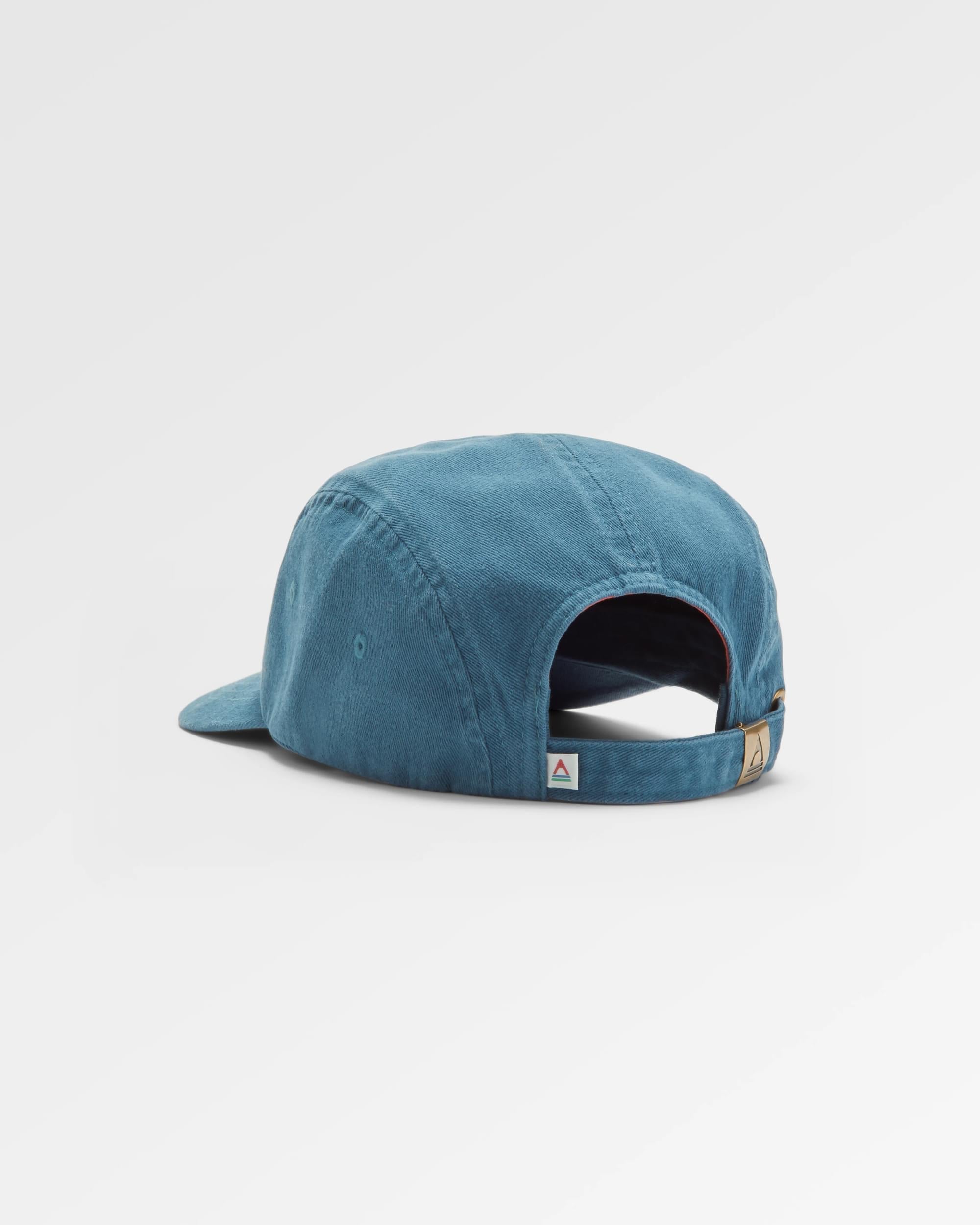 Fixie Recycled 5 Panel Hat - Tidal Blue