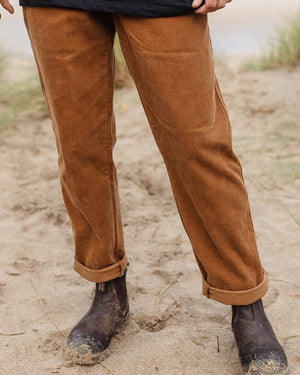 Compass Recycled Corduroy Pant - Coconut