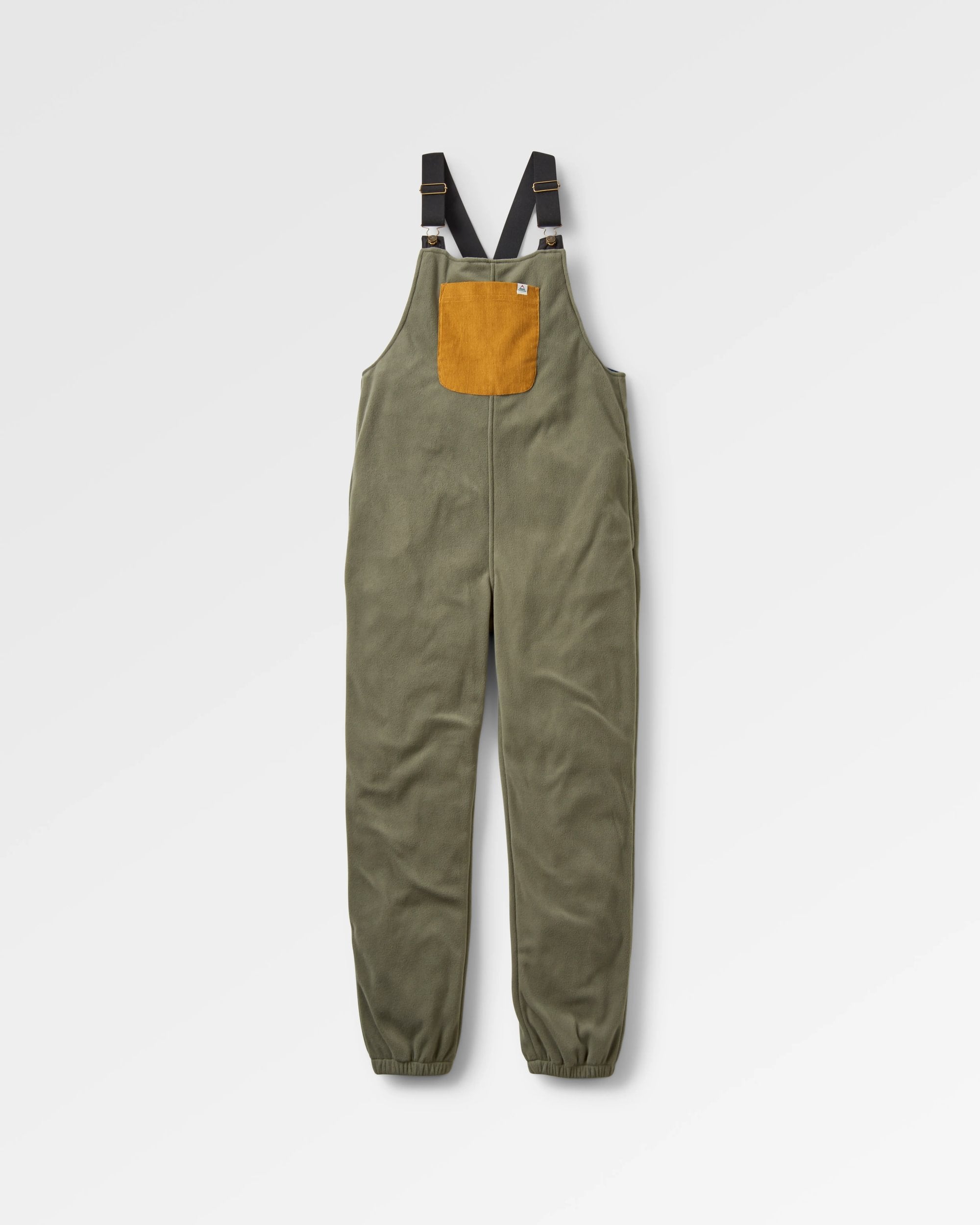 Ace Recycled Polar Fleece Overalls - Dusty Olive