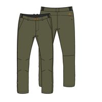 365 Trail Roll Up Pants - Khaki Green