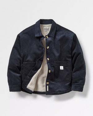 Flint Corduroy Shirt Jacket - Deep Navy