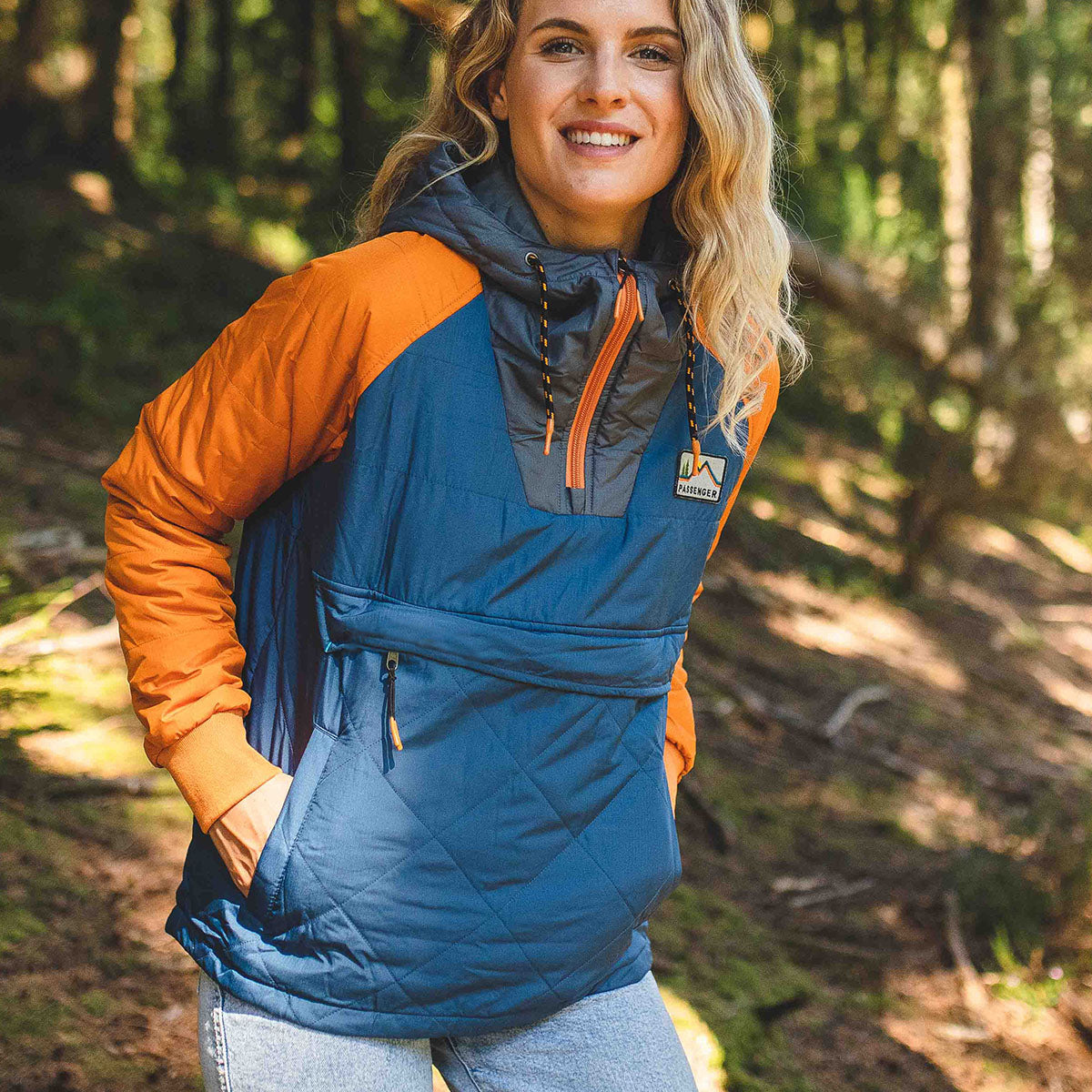 Ocean Recycled Insulated Half Zip Jacket - Ensign Blue