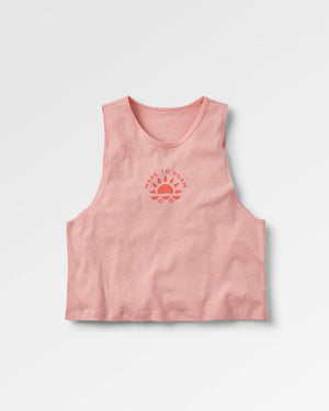 Sunburst Organic Tank Top - Soft Shell Pink