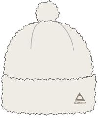 Snow Recycled Sherpa Beanie - Vintage White