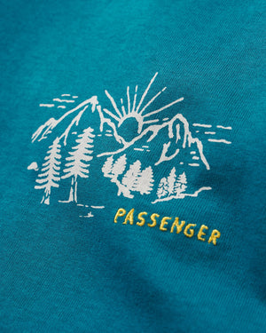 Riser Recycled Long Sleeve T-Shirt - Blue Coral