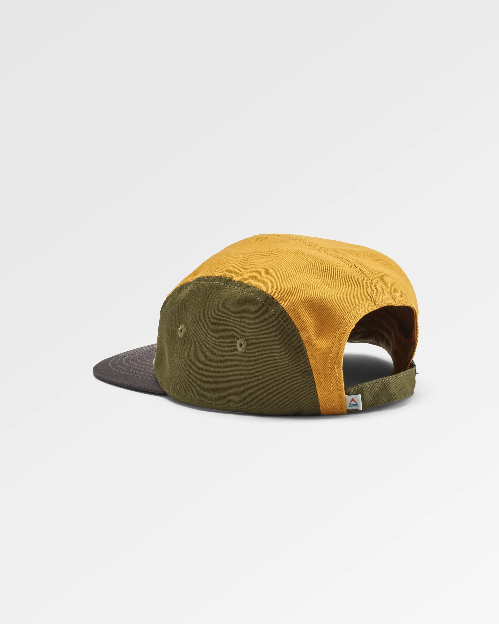 Waves & Trees Recycled 5 Panel Hat - Khaki Green