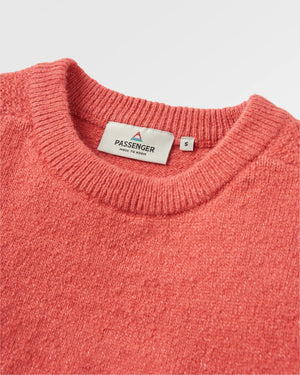 Cove Recycled Knitted Sweater - Mineral Red