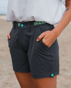 365 Trail Roll Up Shorts - Charcoal