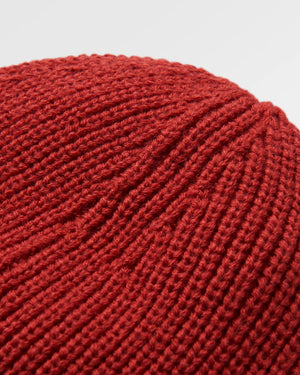 Compass Recycled Beanie - Cardinal Red