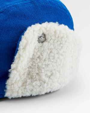 Daytime Recycled Cotton Sherpa Lined Hat - Azure Blue