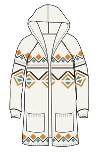 Palumbo Hooded Cardigan - Off White