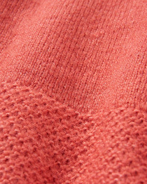 Cove Recycled Knitted Sweater - Mineral Red