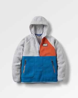 Maine 2.0 Half Zip Recycled Sherpa Fleece - Blue Steel