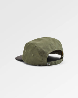 Waves & Trees Recycled 5 Panel Hat - Dusty Olive