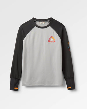 Atlantis Recycled Base Layer Long Sleeve T-Shirt - Black/Grey Marl