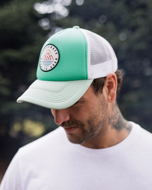 Escapism Trucker Hat - Green Fig