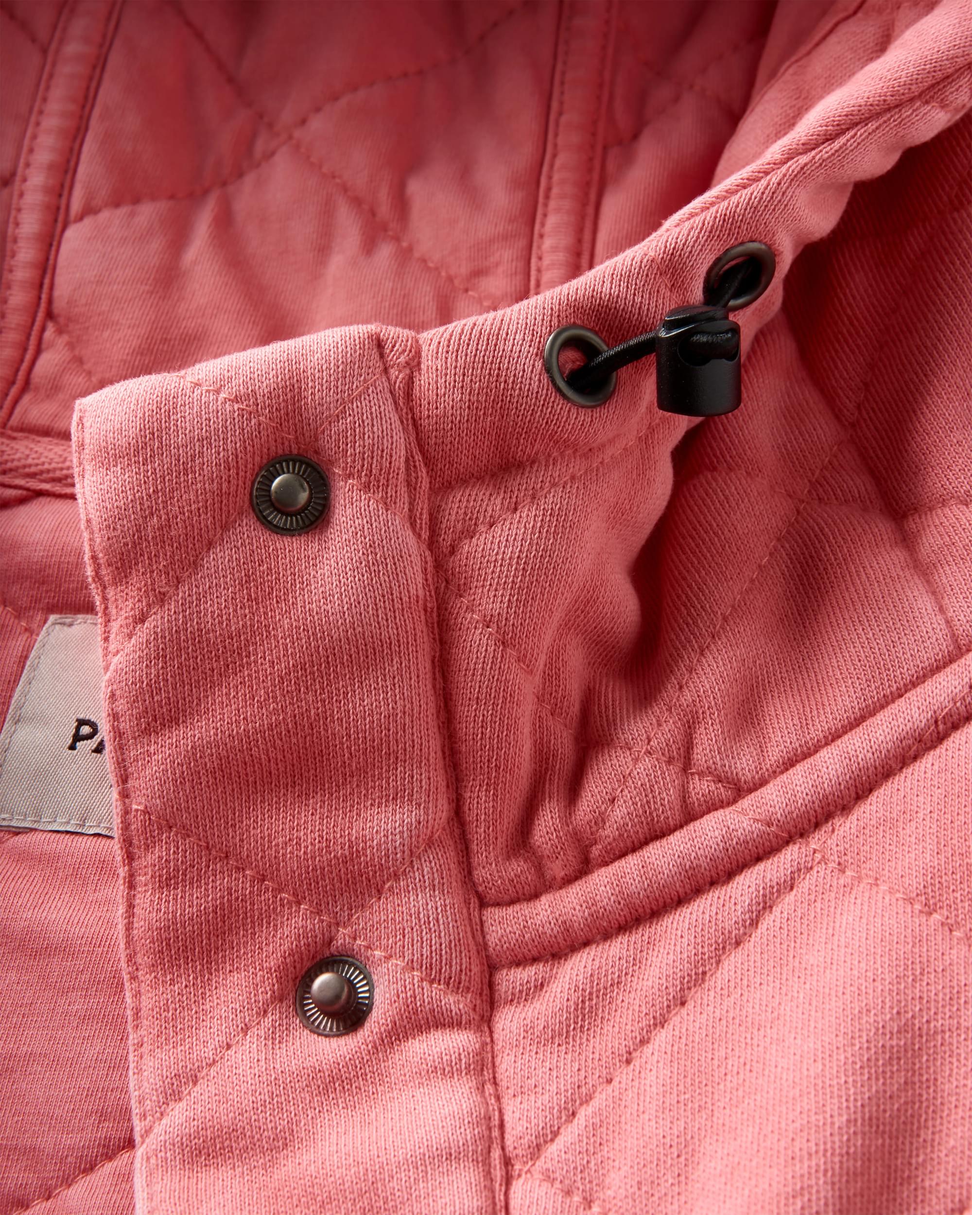 Clementine Recycled Quilted  Vest - Shell Pink