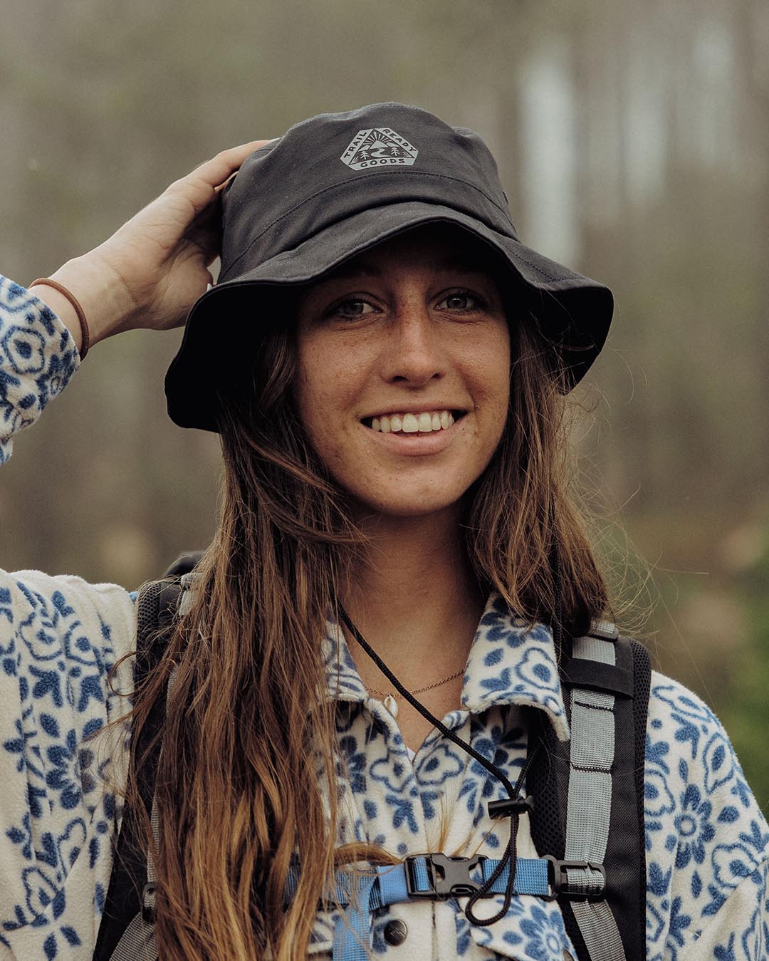 Relaxed Organic Bucket Hat - Black