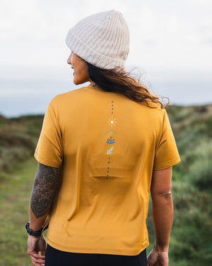 Align Active Recycled T-Shirt - Dusty Ochre