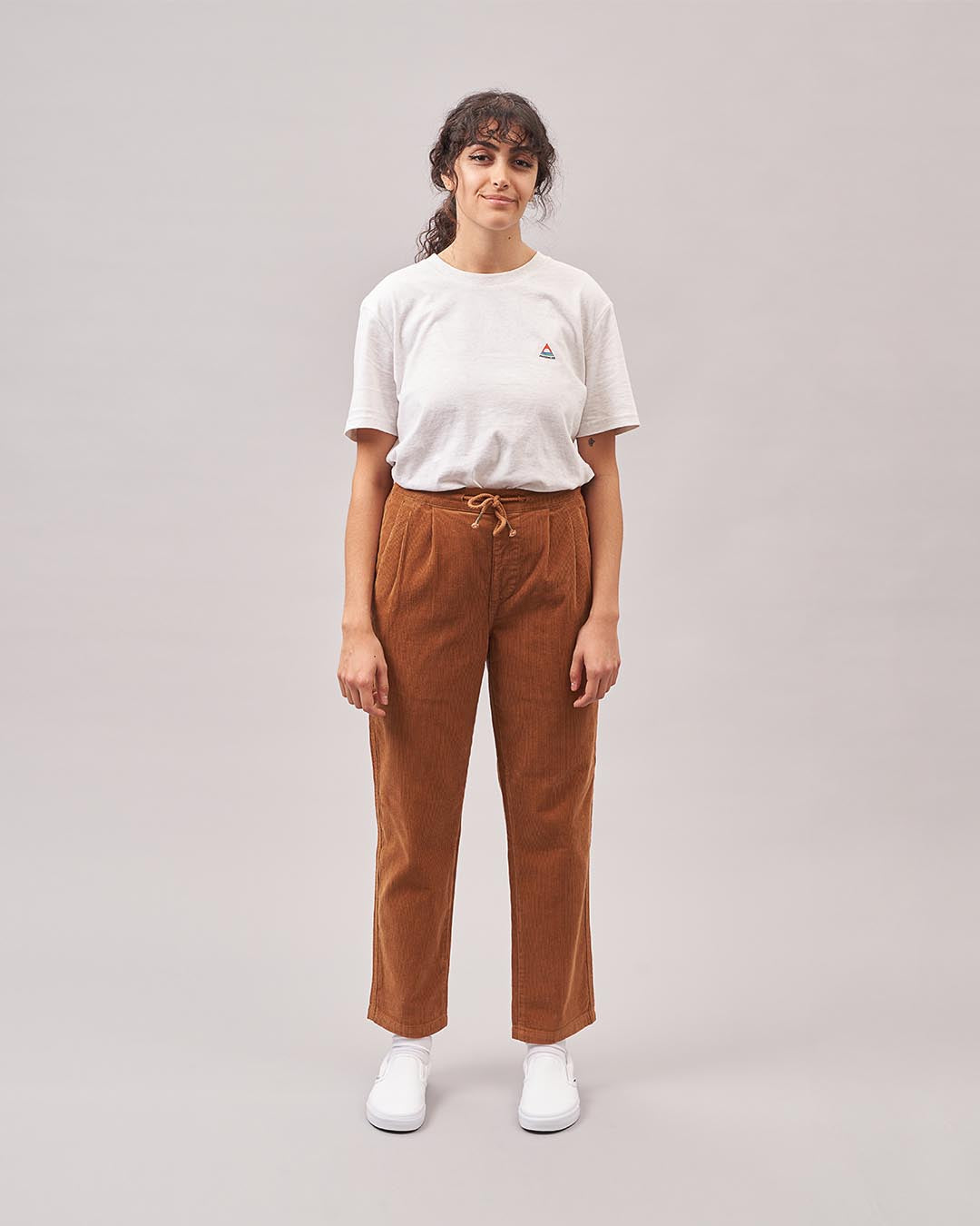 Compass Recycled Corduroy Pant - Coconut