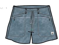 Basswood Organic Cotton Shorts - Faded Denim