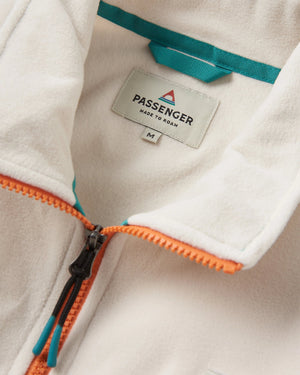 Ayla Recycled Micro Polartec® Fleece - Vintage White