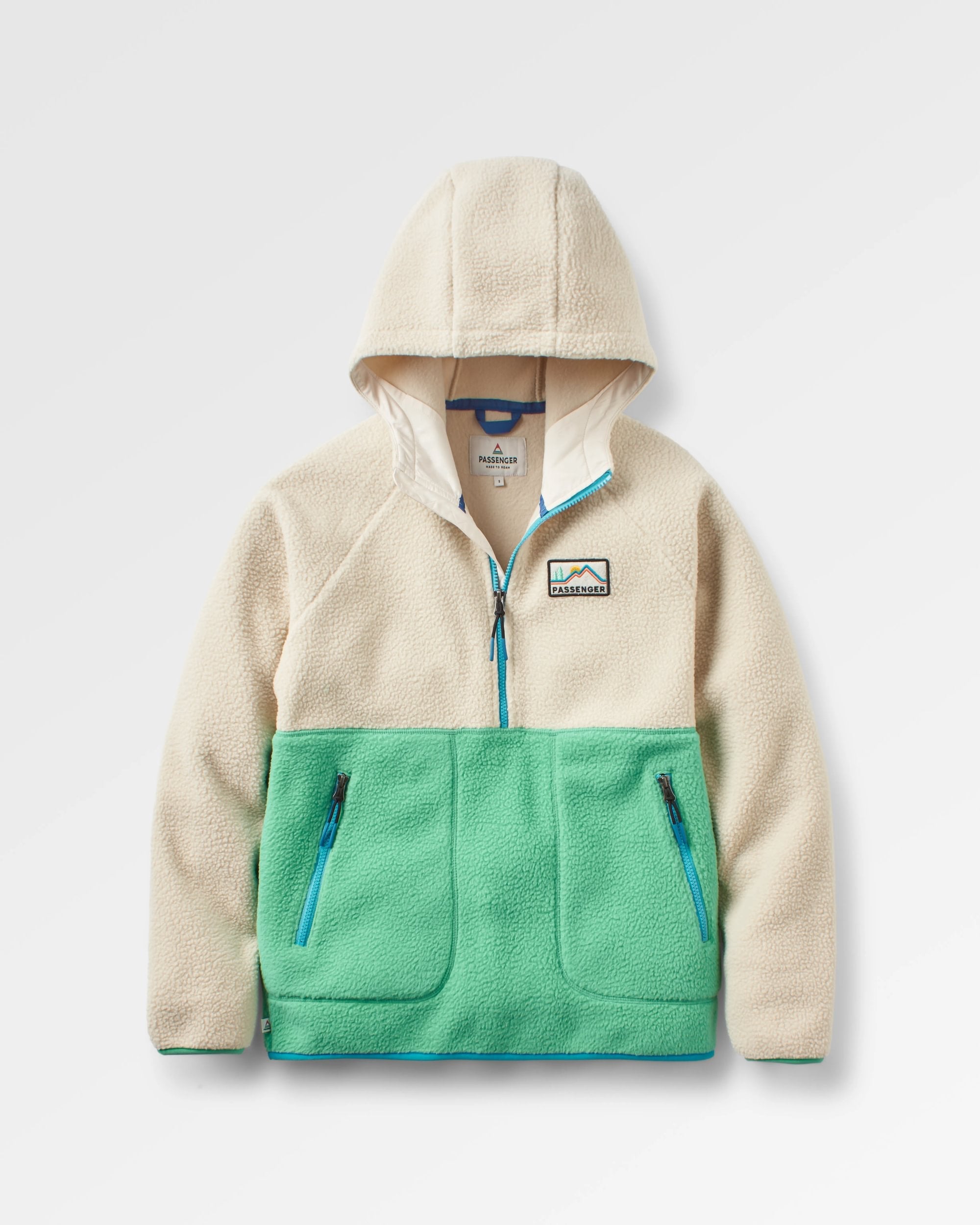 Maine 2.0 Half Zip Recycled Sherpa Fleece - Green Spruce