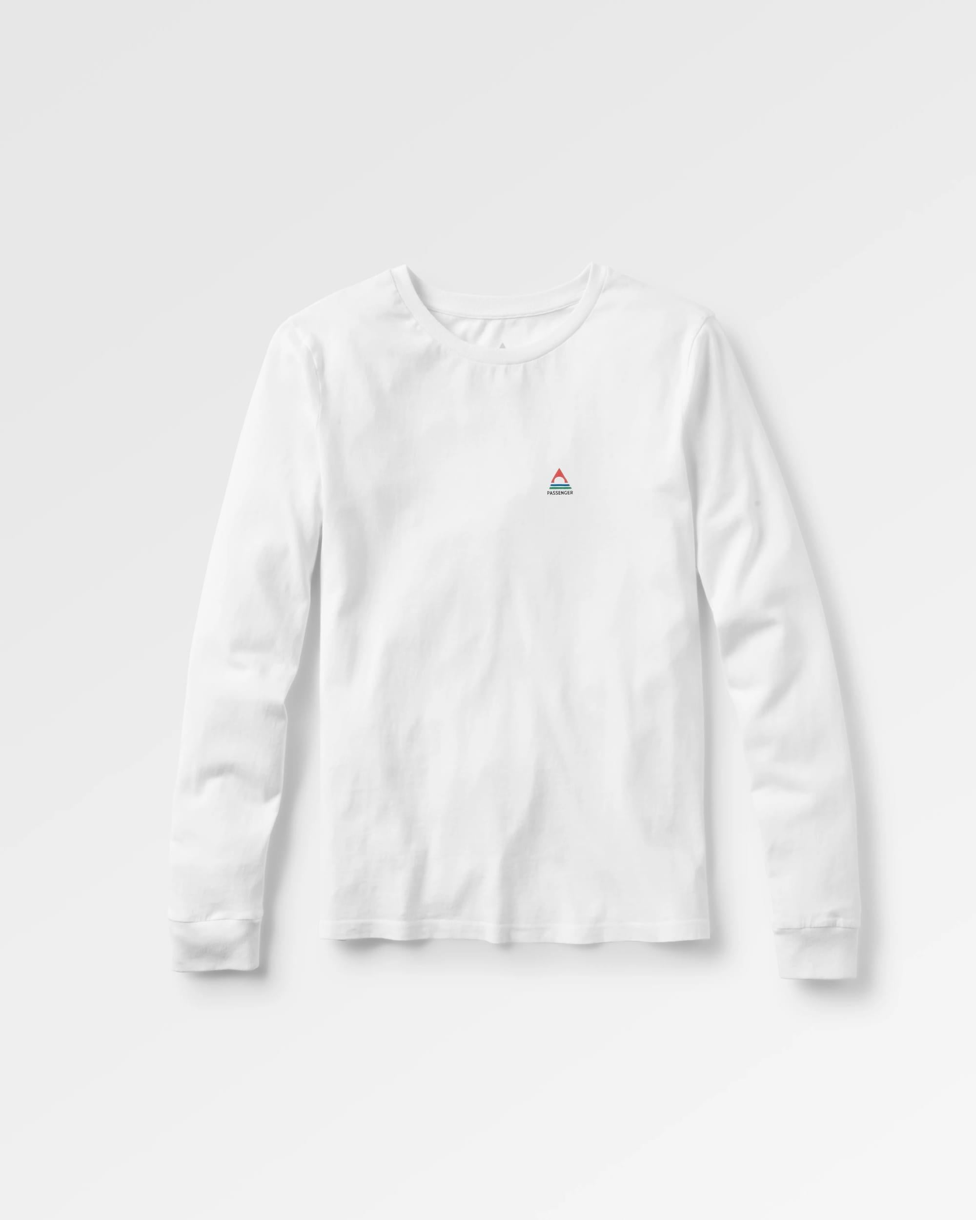 Classic Recycled Cotton Long Sleeve T-Shirt - White