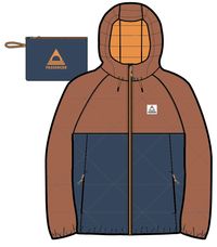 Singletrack Recycled Thermore Insulated Jacket - Burnt Orange