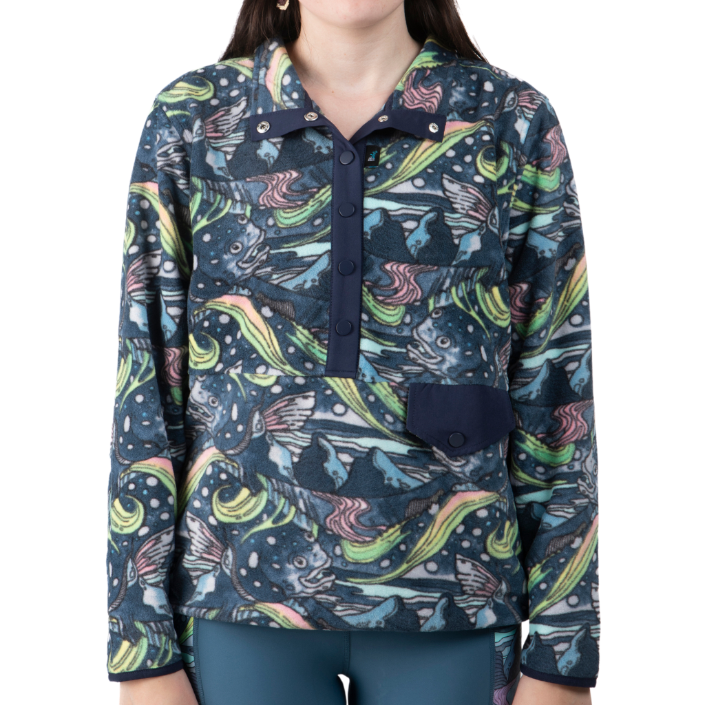 HaliBorealis Riffle Snap Fleece