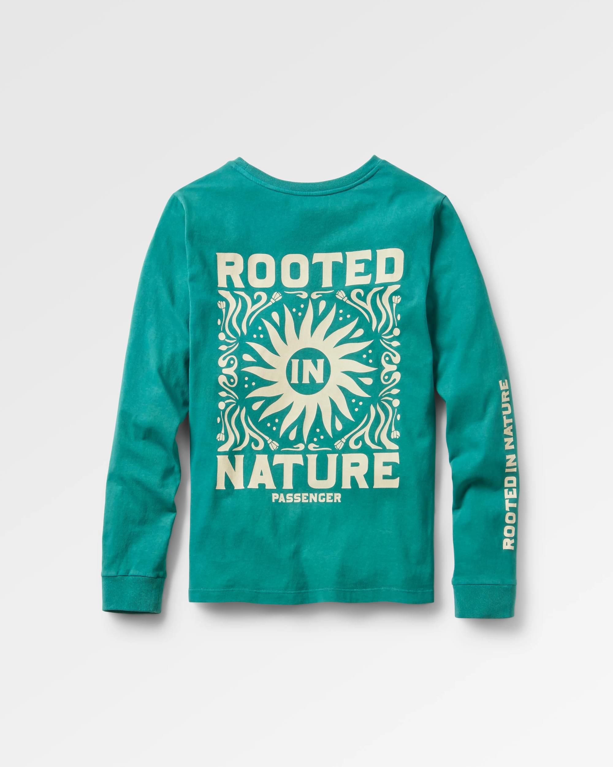 Rooted In Nature Long Sleeve T-Shirt - Blue Sea