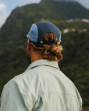 Made To Roam Recycled 5 Panel Hat - Charcoal Multi