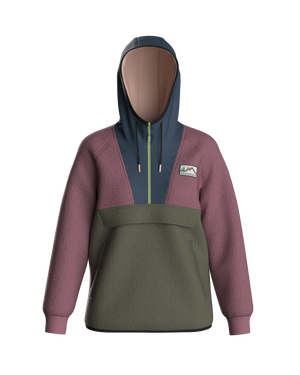 Alexander Recycled Polar Hooded Fleece - Dusty Rose