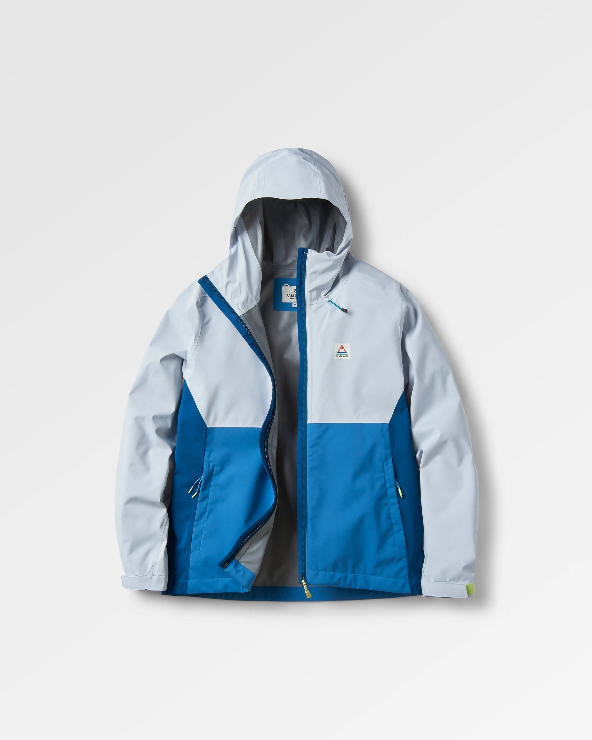 Rainstorm Recycled Waterproof Jacket - Gray Blue/Blue Steel