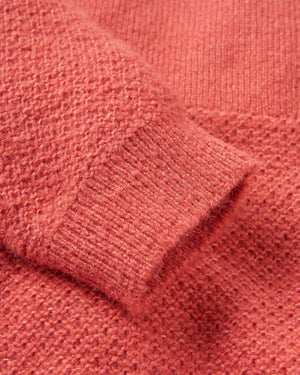 Cove Recycled Knitted Sweater - Mineral Red