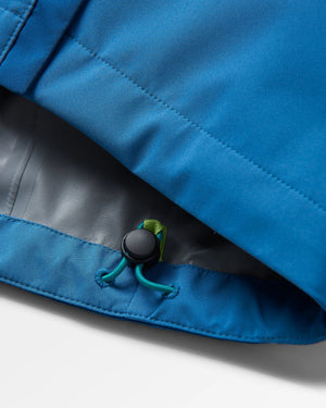 Rainstorm Recycled Waterproof Jacket - Gray Blue/Blue Steel