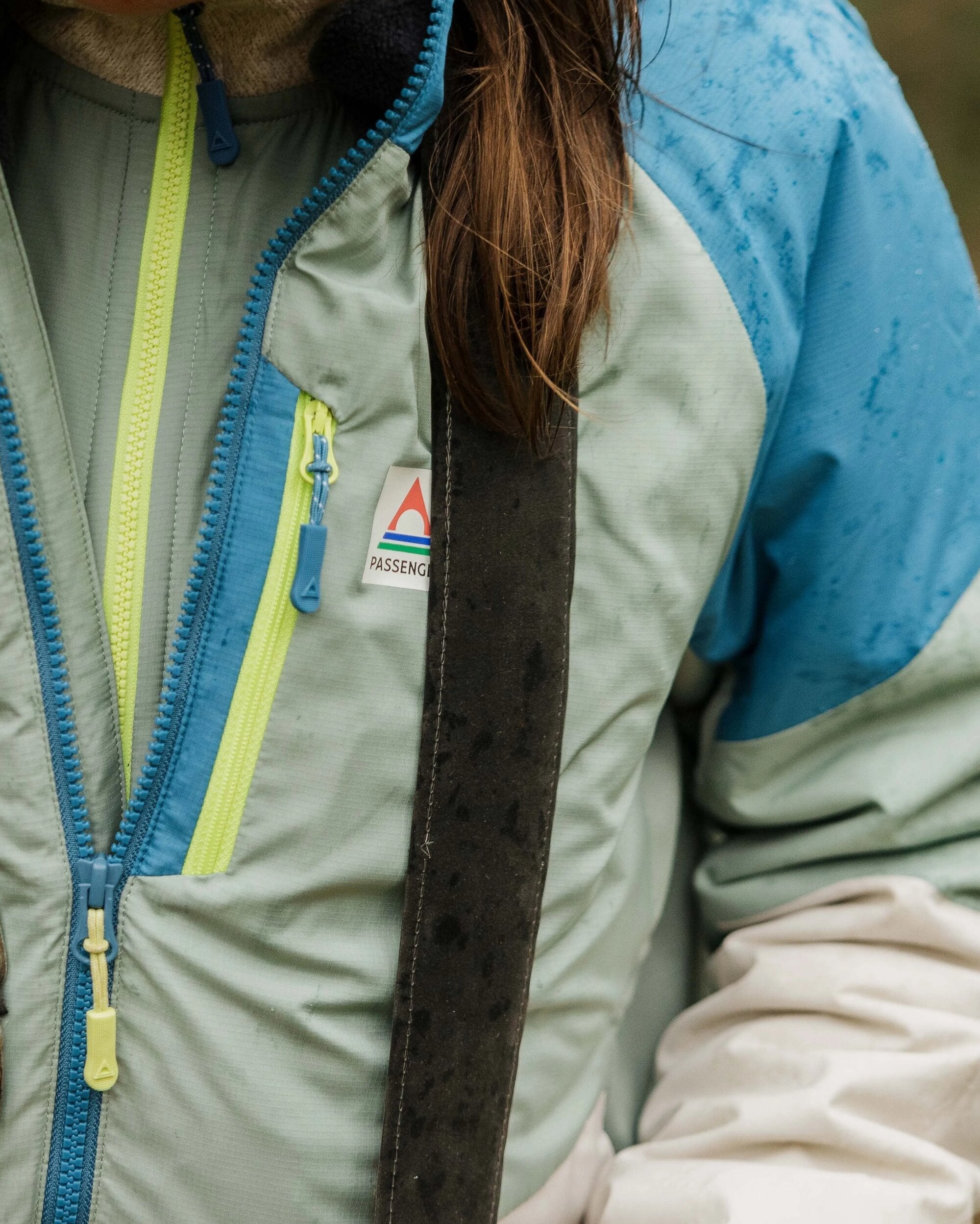 Shasta Light Thermore® Insulated Jacket - Pistachio/Blue Steel