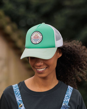 Escapism Trucker Hat - Green Fig