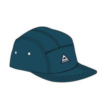 Fixie Recycled 5 Panel Hat - Tidal Blue