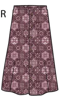 Hannah Skirt - Tile Wine