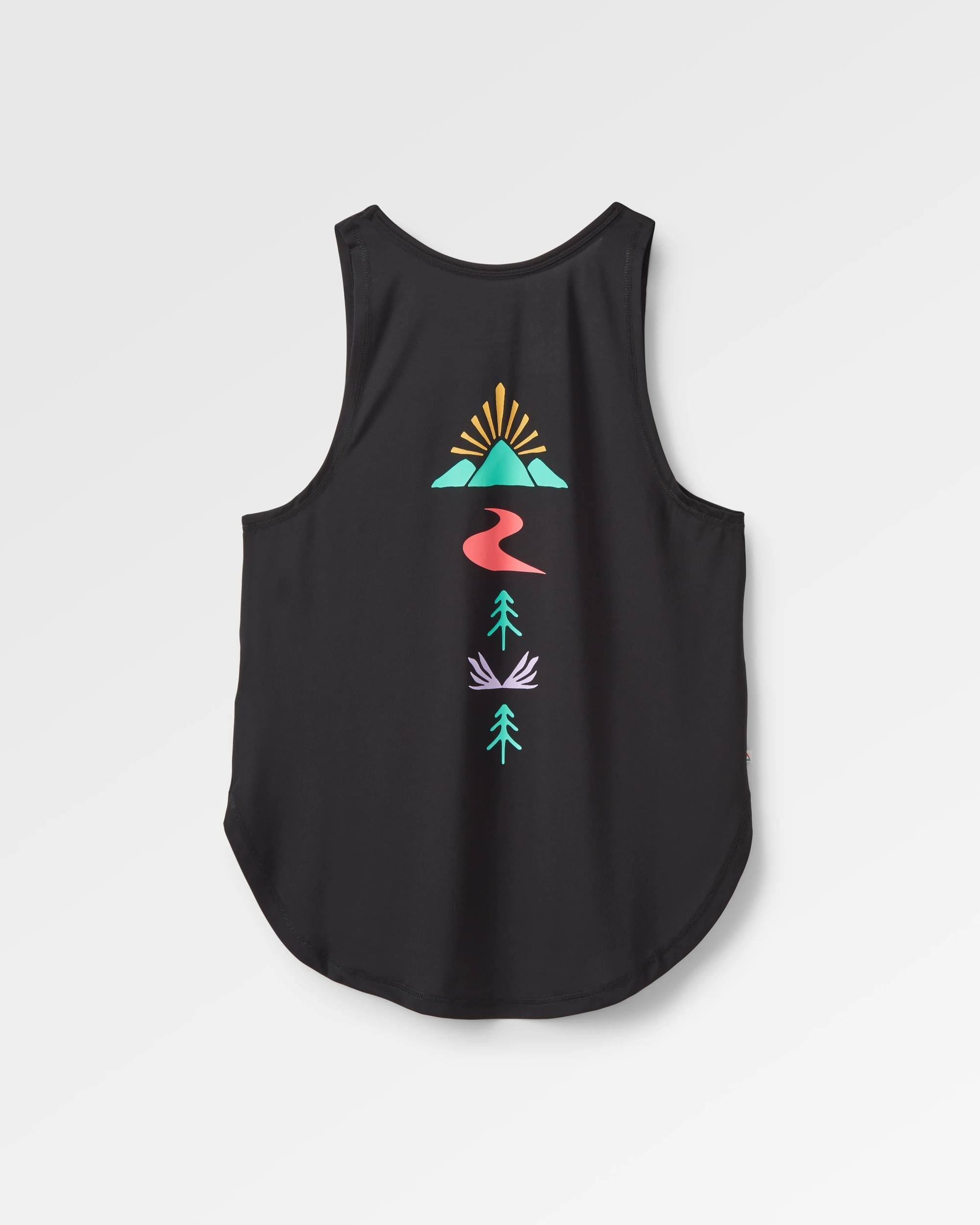 Breezy Recycled Active Tank Top - Black