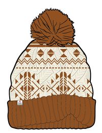 West Coast Recycled Bobble Hat - Glazed Ginger