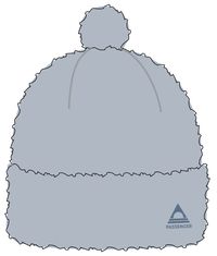 Snow Recycled Sherpa Beanie - Blue Fog