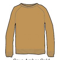 Cove Recycled Knitted Sweater - Amber Gold